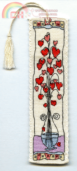 Hearts in Glass Vase.gif