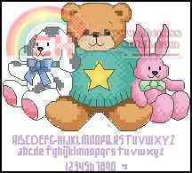 Dimensions 00292 - Bears for Baby - Quilted blue gingham bib.jpg