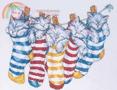 Design Works - 9997 On the Line Kitties.jpg