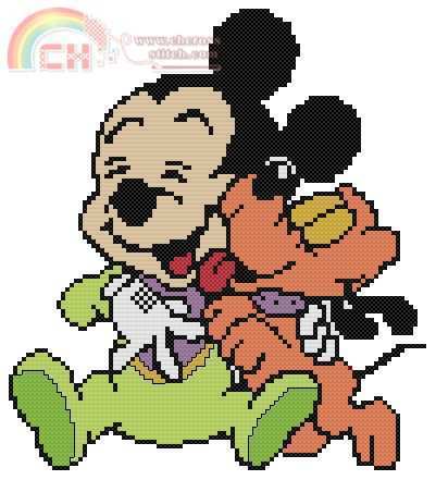 baby micky y pluto.jpg