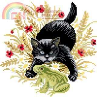 Eva Rosenstand - 14058 Kitty And Frog.jpg