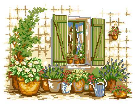 60-420 Flowers Under Window.jpg