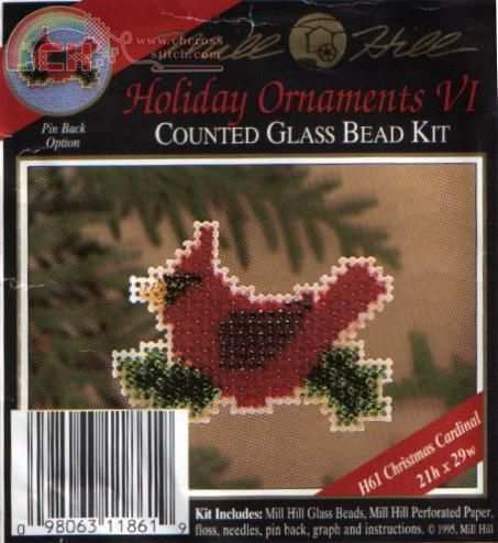 Mill Hill Beaded Christmas Caradinal.JPG