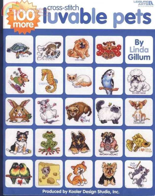 LA 004413 100 more luvable cross stitch pets = DK 760.jpg