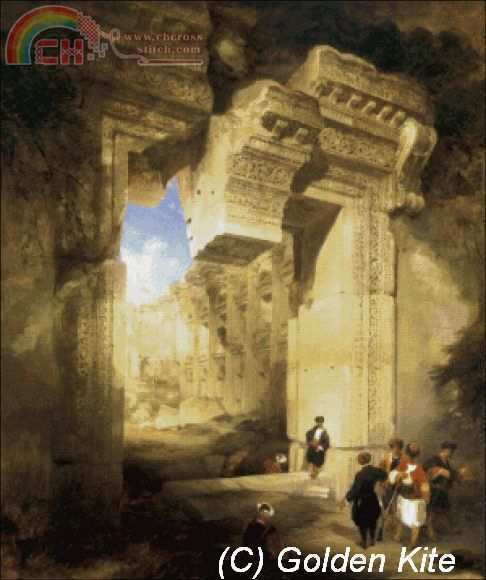 428 Gateway of the great temple at baalbec.jpg