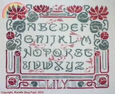 F36-ABC Art Noveau Water lily.jpg