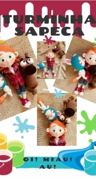 Carula Handmade - Turminha Sapeca - Portuguese