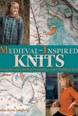 Medieval-Inspired Knits. Stunning Brocade & Swirling Vine Patterns with Embellished Borders by Anna-Karin Lundberg