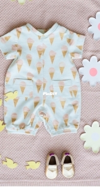 La Maison Victor - Rio Romper - Sizes 56-86 - French, Dutch