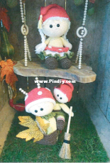 Funnys Haken - Ilse Scheffer - Funny Mushroom set - Dutch