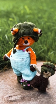 Sveta Lutik Toys - Svetlana Lutik - Clothes and little friend For a Fox - Russian