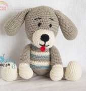 Lovely Baby Gift- CP124 Dog crochet pattern