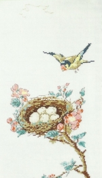 Suspension le Nid - Helene Le Berre from Creation Point de Croix CPdC 49 - PCS