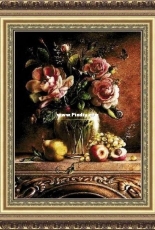 Levron 002364-1 - Still Life with Flowers and Fruits