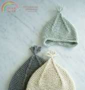 Garter Ear Flap Hat by Purl Soho