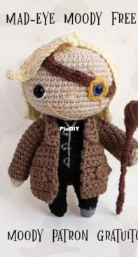 Galencaixe Encaixe y Amigurumis - Vita - Alastor Mad-Eye Moody - Free