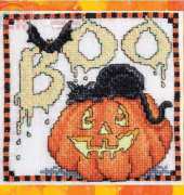 Just Cross Stitch - Boo by Sharon Pope - Free