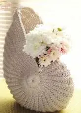 Simple Craft Tutorials - Lolly Wool - Julia Verbytska - Nautilus Shell Crochet Basket