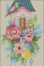 House with Peonies by Svetlana Sichkar