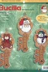 Bucilla 84290 Christmas Key Trio - Santa