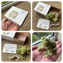 Lau Loves Crochet - Laura Loves Crochet - Laura Sutcliffe - Matchbox pet frog