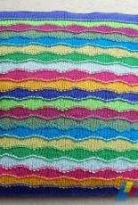 Ripple Stitch Cushion by Helen Kurtz-Free