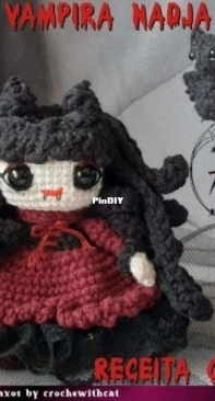 Crochê with Cat - Erika Palmeira - Nadja The Vampire - Vampira Nadja - English and Portuguese - Free