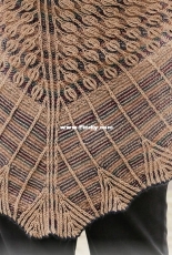 Owl Feathers Shawl by DROPS - English, Spanish - Free