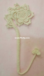 Crochet Iris Lace Bookmark