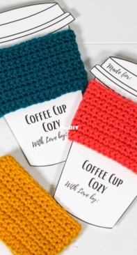 Winding Road Crochet - Lindsey Dale - Beginner Crochet Coffee Cozy - Free
