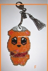 Winnie the pooh brick stitch