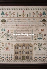 Ann Priest 1841 Sampler By The Scarlett House