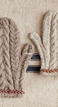 Flint mittens by Jared Flood - Brooklyn Tweed Fall 11 - Spanish