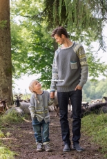 Dale Gull 328-04 AMAZE 2-IN-1 FAIR ISLE HERREGENSER by Bente Presterud Røvik – Norwegian – free