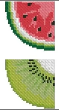 Fruity Bookmarks by Durene Jones from The World of Cross Stitching 359 PCS + XSD