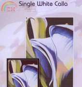 I Love CrossStitch ILCS BOC-004 Single White Calla