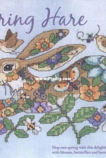 Spring Hare by Lesley Teare from Just Cross Stitch April 2018