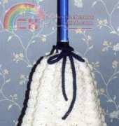 Country Fans Broom Cover #0247 by Cylinda Mathews (Crochet Memories)