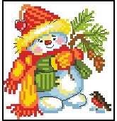 Alisa 0-59 Snowman pcs