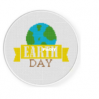 Daily Cross Stitch - Earth Day