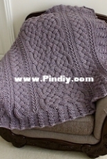 Noelle Stiles - Marseille Cable Blanket