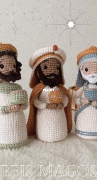 Jp Croche - Jacquelline Priscila da Silva - Three wise men - Reis Magos - Portuguese