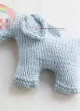 Lion Brand Yarn-L10408-Sweet Mini Elephant-Free