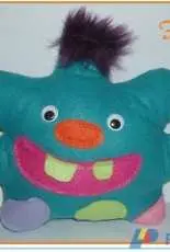 Blue funny monster