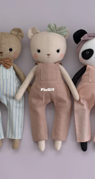 Studio Seren - Teddy bear sewing pattern