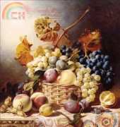 Golden Kite 1617. Still Life with Basket of Fruit