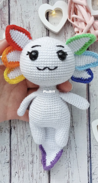 Anna Fores Patterns - Anna Mozhaeva - Axolotl - Arco iris Axolote  - Portuguese - Free