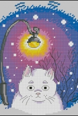Snow Cat by Elena Pavlova