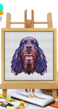 Awesome Pattern Studio - CS2117 - Mandala Gordon Setter XSD