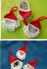 Pan Perkins - Santa Frame Ornament - Free
